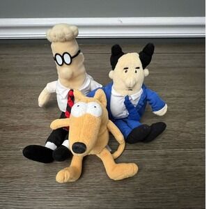 Dilbert Plush Lot of 3